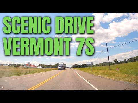 A Scenic Drive on Route 7 to Vergennes Vermont