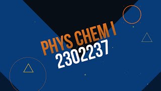 PHYS CHEM I (2302237): Chapter 6 section 4
