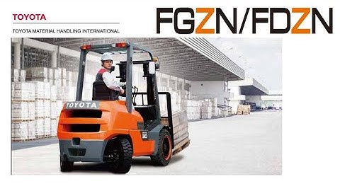 TOYOTA Engine Forklift FG(D)ZN Simple & Tough