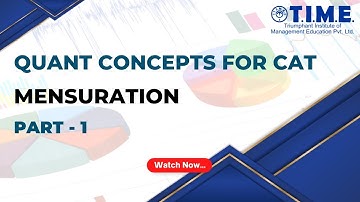 CAT Concepts - Mensuration - Introduction Part 1