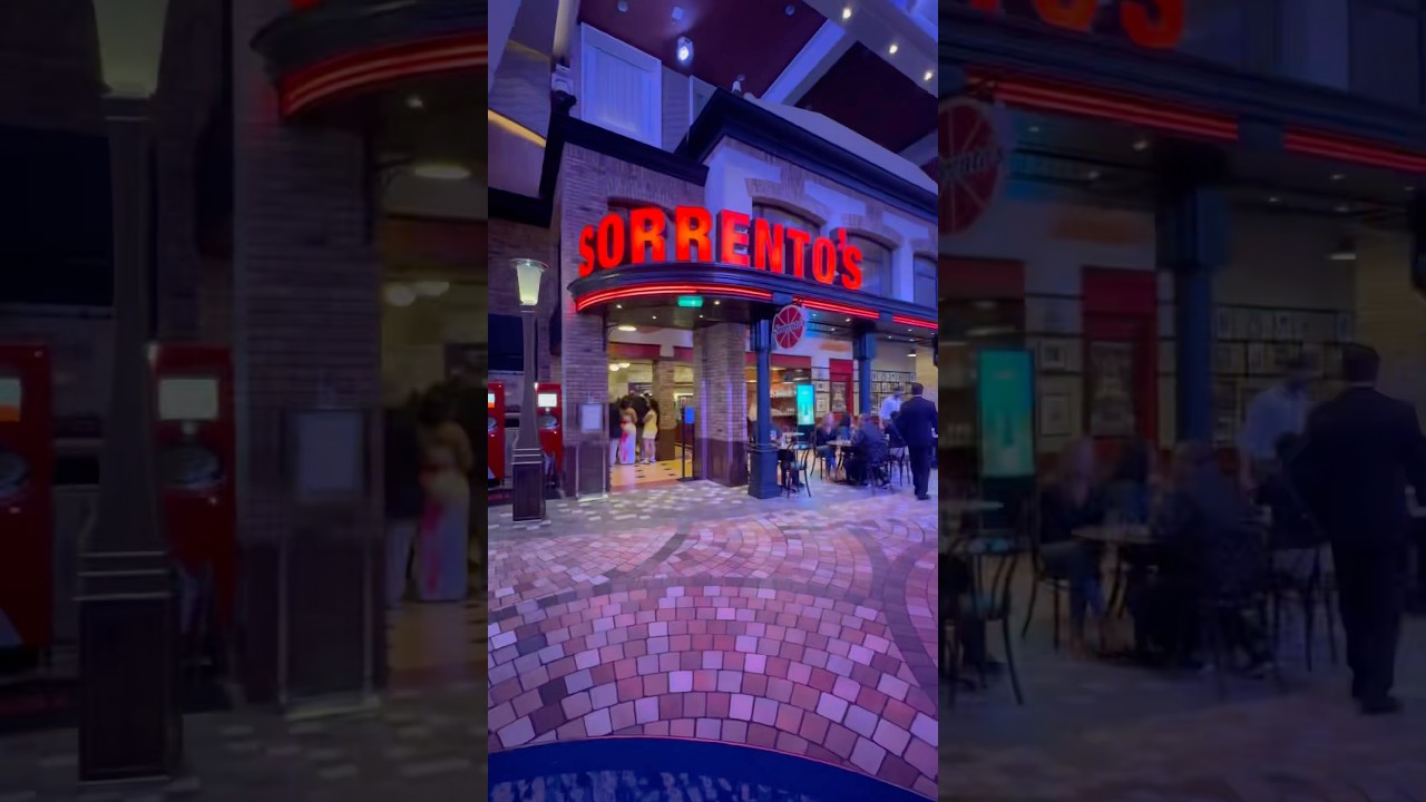 Sorrento’s is always better after midnight | #shorts #cruise #royalcaribbean