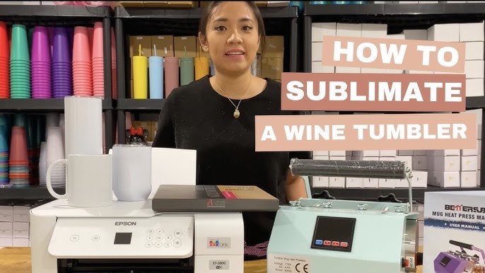 ProSub 12oz Wine Tumbler Stemless Sublimation Blanks White - 24 Pack