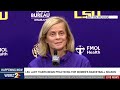 WATCH: LSU women's basketball coach Kim Mulkey speaks ahead of team's first practice