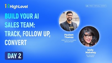Day 2 Replay - Build Your AI Sales Team: Track, Follow Up, Convert