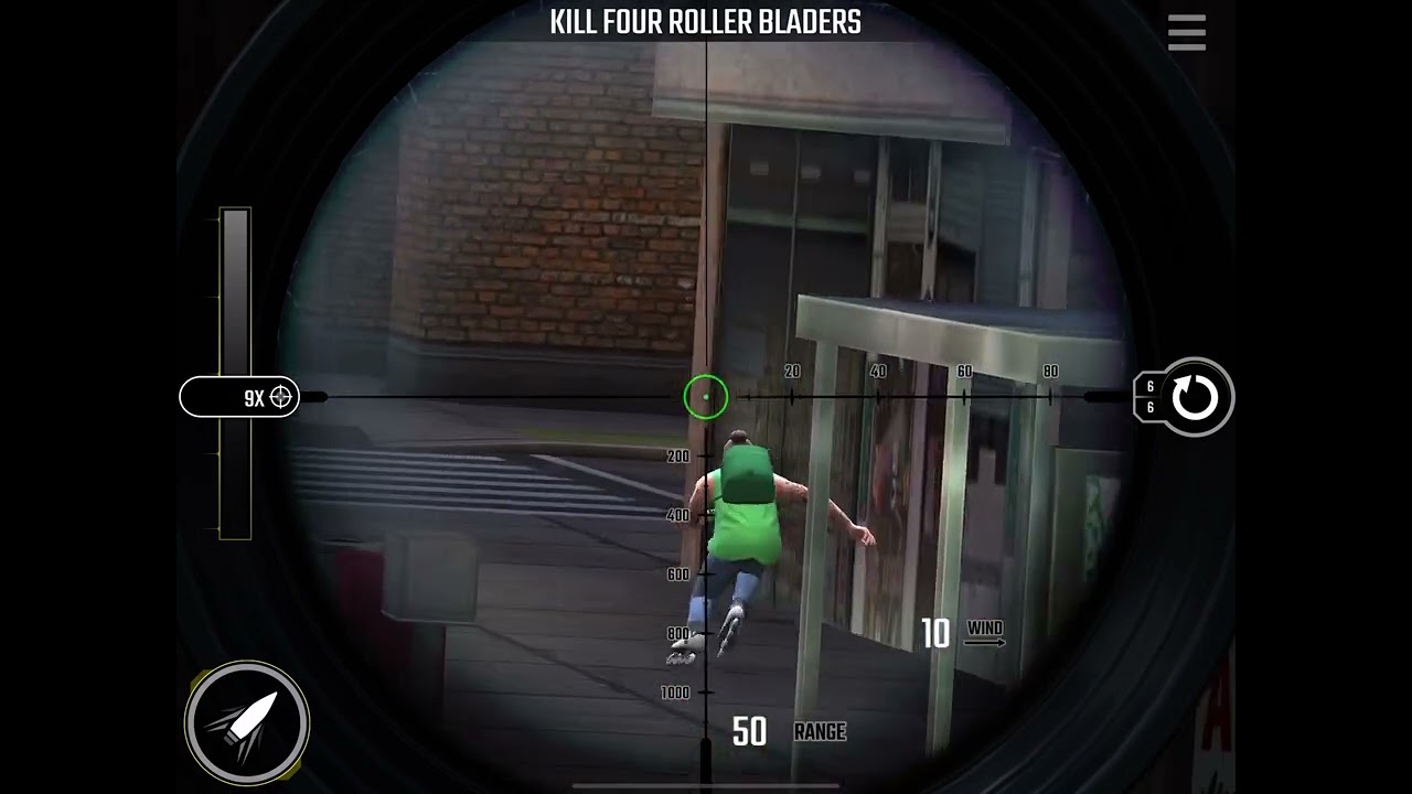 Pure Sniper - Keep On Rolling / Kill Four Roller Bladers iOS