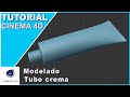 MODELADO TUBO de CREMA ó pintura CINEMA 4D