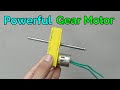 How to make a GearMotor| How to make a Powerful GearMotor| How to make a Gearbox| Mr.Genius Creation