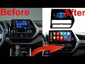 Toyota Highlander radio upgrade 2020 2021 2022 Android stereo replacement How To Install
