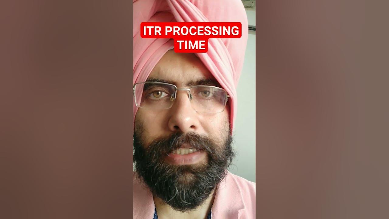 Itr processing time incometax youtube