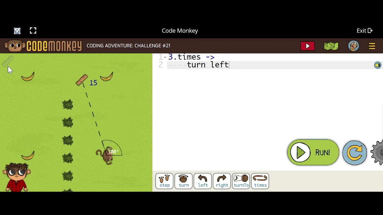 Code Monkey CODING ADVENTURE: CHALLENGE #21 - YouTube