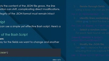 How to Fill or Change Unknown Strings in a Well Formatted JSON from Bash