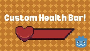 How to Make Custom Shaped Health Bars | Godot 4.5