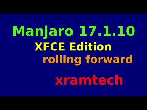 Manjaro 17.1.10 XFCE