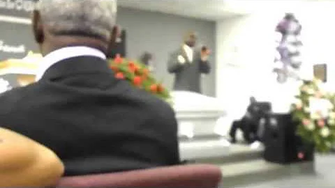 Michael Wiggins at Jeremy Hartfield Funeral