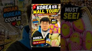 🇮🇳❤️🇰🇷Korea supermarket tour #indiankoreancouple #korea #korean