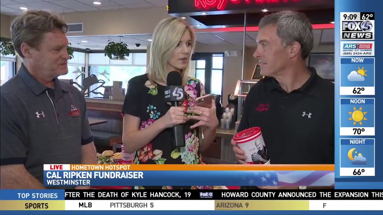 Roy Rogers Partnership With Cal Ripken Sr Foundation On Fox 45 Roy Rogers Partnership With Cal Ripken Sr Foundation On Fox 45 Hometown Hotspot