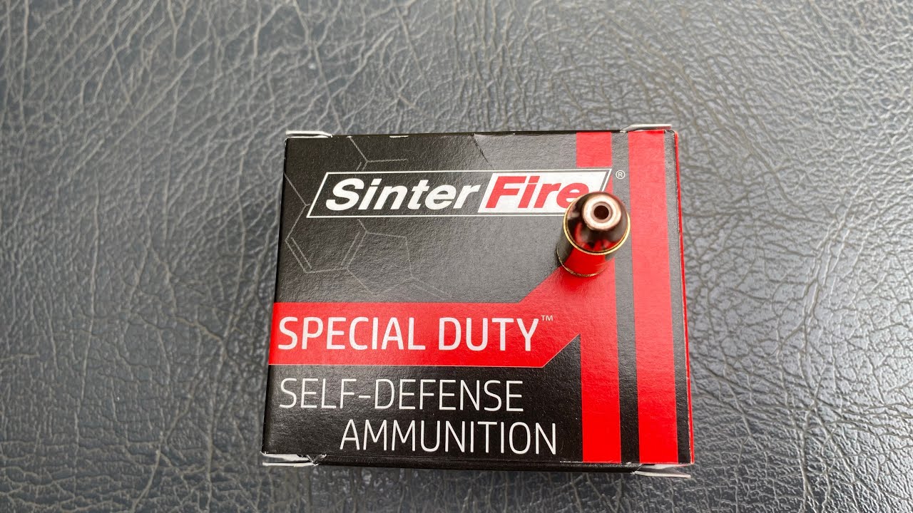 Testing the Sinter Fire special duty rounds