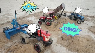 Homemade Rc Tractors Model with Land Leveler