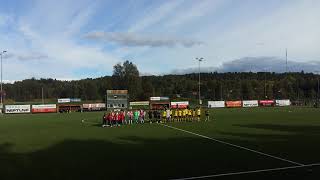 KFUM Arena in Oslo. KFUM - Raufoss 0-1 16. sep. 2017 prematch