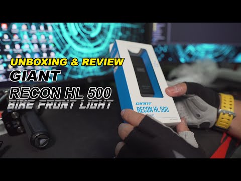 Video: Semakan lampu basikal hadapan Giant Recon HL1800