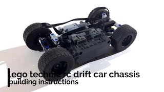 LEGO TECHNIC RC MINI DRIFT CAR CHASSIS (Building Instruction)