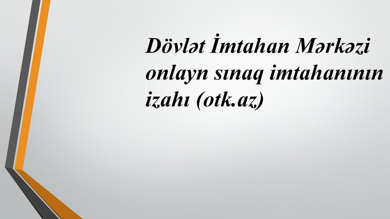 DİM onlayn tarix sınaq suallarının izahı (otk.az)