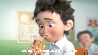 Quảng cáo sữa Vinamilk Susu Super Cacao vui nhộn