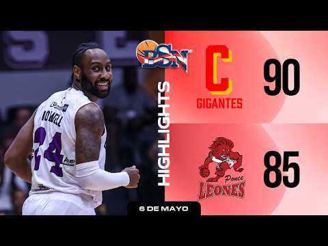 Gigantes de Carolina/Canovanas vs. Leones de Ponce - Best Plays - BSN2026