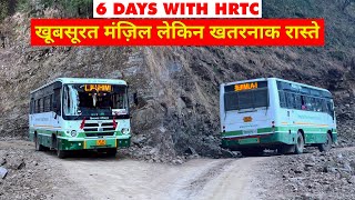 ALL roads and NO roads- THUNDAL TO KHADDAR by HRTC bus | Part 4 । Travel Guide | Himbus