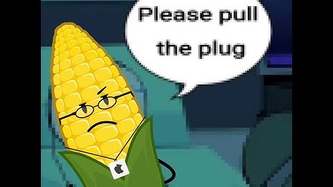 “The future is so yesterday” but cobs is terminally ill