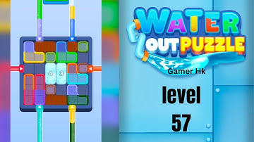 Water out puzzle level 57 Walkthrough Solution 