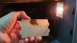 Como arreglar un microondas que da chispazos. Sustituir placa mica /How to  fix a sparking microwave. 