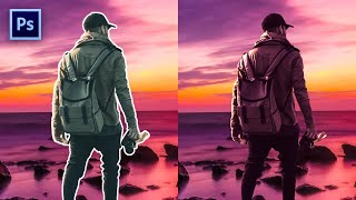 How To Match Colors In Photoshop In Under 1 Minute #Shorts