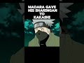 Madara gave his Sharingan to Kakashi 😭✨#naruto #anime #akiratoriyama #dragonball #edit #shorts
