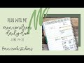 PLAN WITH ME | Erin Condren Daily Duo | June 14-20