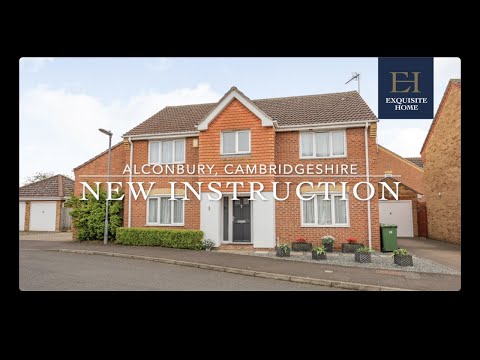 Extended, Four Bedroom Detached Family Home For Sale in Alconbury, Cambridgeshire
