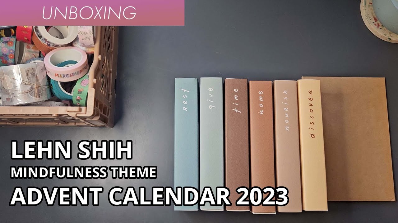 Lehn Shih Mindfulness Advent Calendar 2023 Unboxing I Can Only lehn-shih-mindfulness-advent-calendar-2023-unboxing-i-can-only