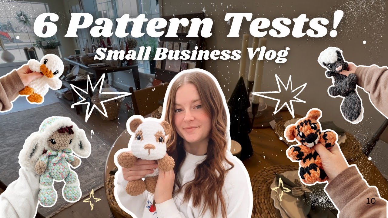 6 Pattern Tests, Yarn Shopping & St. George Trip | Small Business Vlog