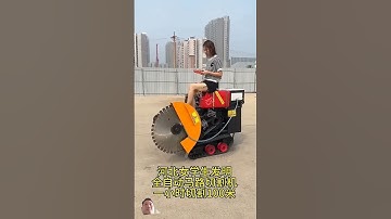 Máy cắt đường cắt bê tông ngồi trên lái tiện lợi