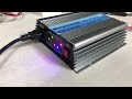 About 600W Solar Grid Tie Inverter 22-60VDC - 220V MPPT Pure Sine Wave Inverter test