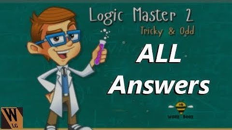 Logic Master 2 All Answers part 1 of 2