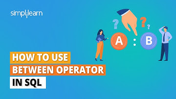 How To Use Between Operator In SQL | SQL Between Operator | SQL Tutorial For Beginners | Simplilearn