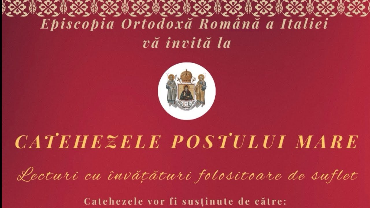 CATEHEZELE POSTULUI MARE 2026 - PS Siluan
