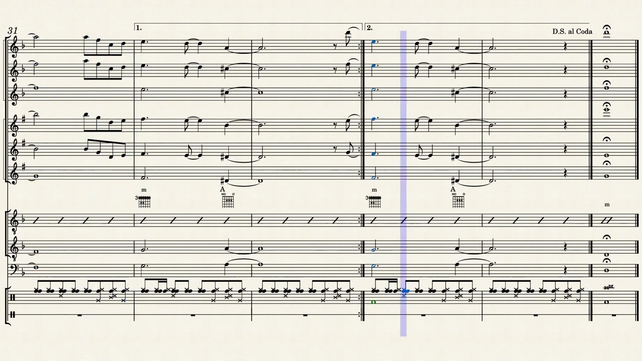 Chan Chan  Buena Vista Social Club - Music Sheet for Mixed Ensemble