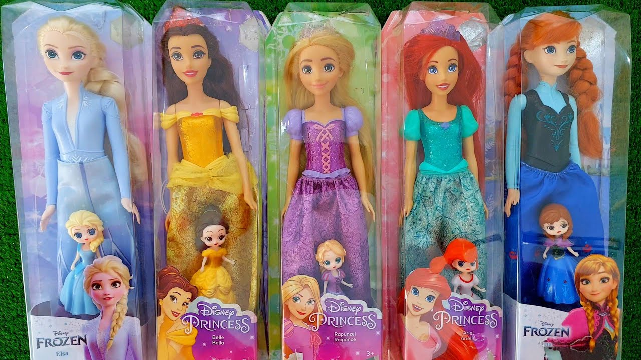 Satisfying with Unboxing & Review Disney Princess Frozen ELSA & Jasmine Toys! ASMR Relaxing