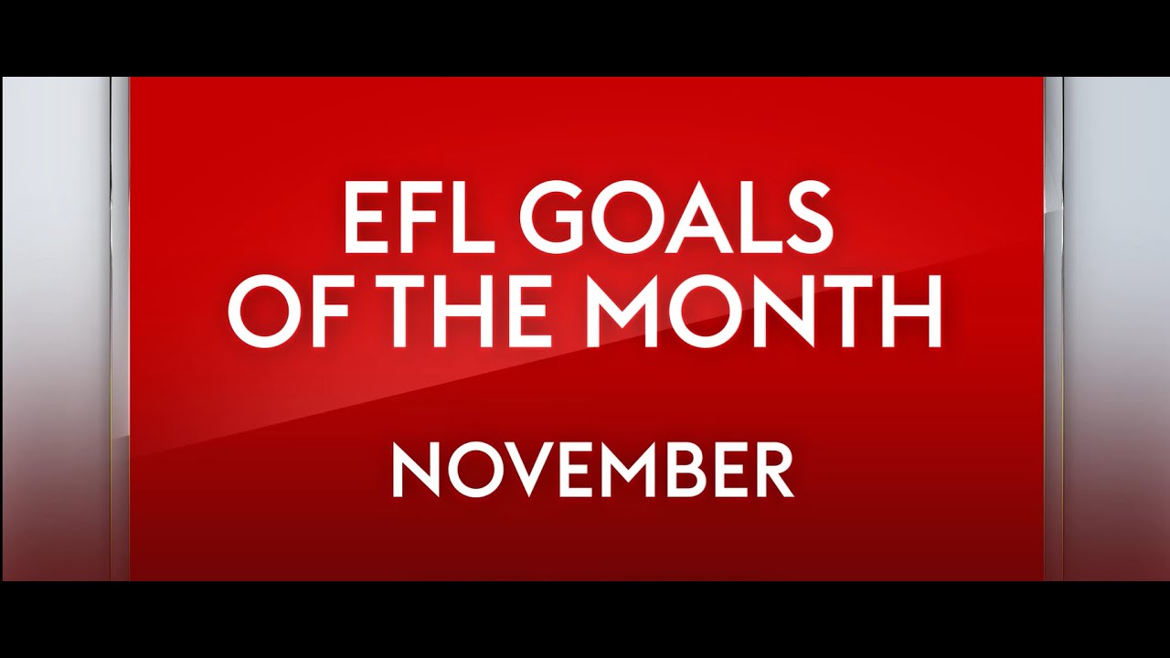 Sky Bet Championship Goal of the Month November
