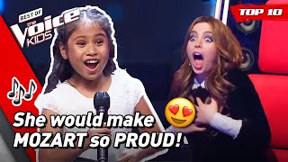 🎤 The BEST OPERA performances that AMAZE the COACHES in The Voice Kids! 😲 | Top 10