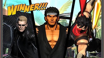 Ultimate Marvel Vs  Capcom 3: Arcade Mode feat. Ryu, Strider Hiryu and Wesker
