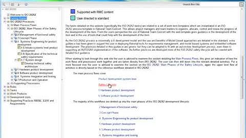 SSE Automotive Part 1 ISO26262 and Rational Method Composer