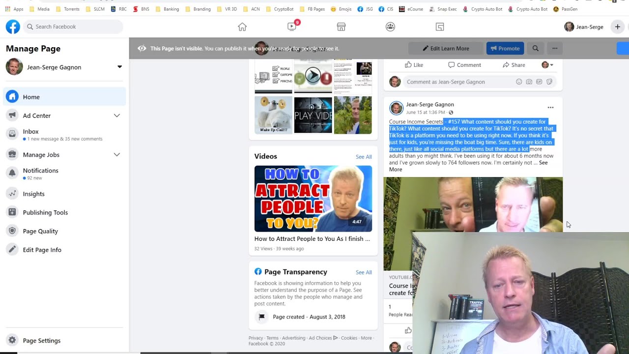 Course Income Secrets - #160 How to setup retargeting Ads on Facebook ...